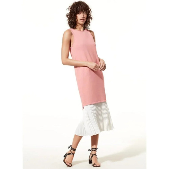 Aritzia Babtaton Light Pink Florian  Dress Sz XS - Picture 3 of 11